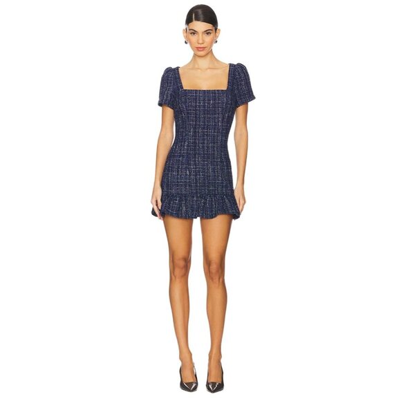MORE TO COME Charlene Mini Dress in Blue X-Small New Womens - Picture 10 of 10